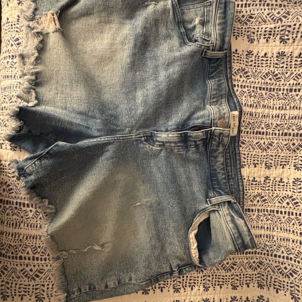 Lane Bryant Distressed Denim Shorts